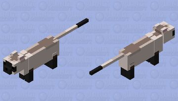 Black-Footed Ferret Minecraft Mob Skin