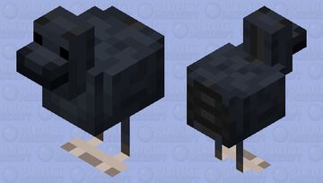 Black Horse Chicken (Minecraft Earth) Minecraft Mob Skin