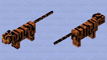 Realistic tiger Minecraft Mob Skin