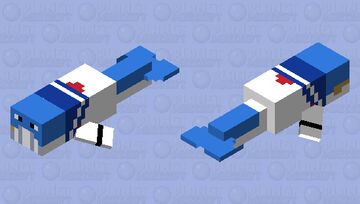 Fatty Whale Minecraft Mob Skin