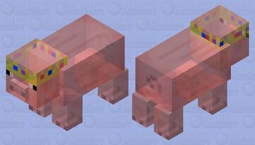 Transparent technoblade Minecraft Mob Skin