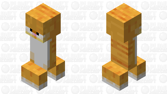 Garfield Creeper Minecraft Skin