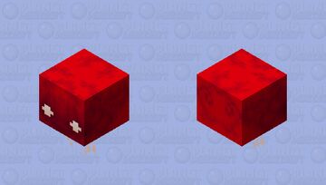 Crimson Fungi Strider Minecraft Mob Skin