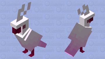 pink parrot Minecraft Mob Skin
