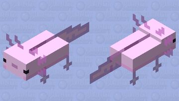 Better axolotl Minecraft Mob Skin