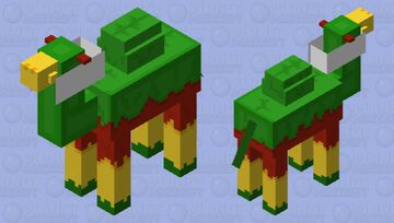 Cartoon sniffer camel Minecraft Mob Skin