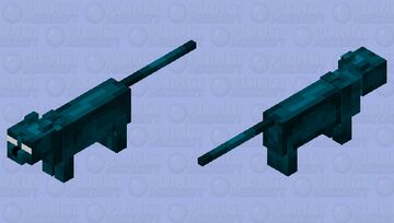 Corrupted Cat Minecraft Mob Skin