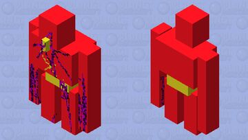 Glitched iron golem Minecraft Mob Skin