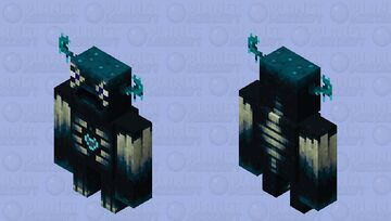 warden before he was blind Minecraft Mob Skin