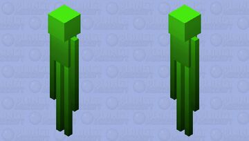 Green shaded enderman Minecraft Mob Skin