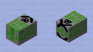 Deadly gas bomb Minecraft Mob Skin