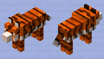 Tiger (Chinese Zodiac) Minecraft Mob Skin