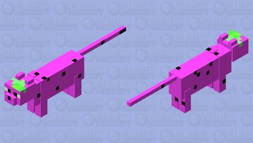 Food Cats - Strawbury Minecraft Mob Skin