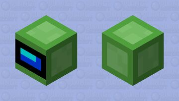 The SUS Among Us Slime Minecraft Mob Skin