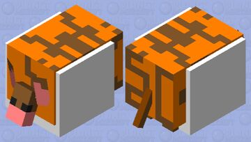 Armadillo Tiger Stripes Minecraft Mob Skin