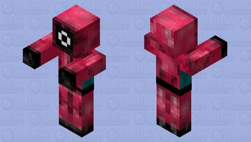 zombie - squid game circle Minecraft Mob Skin