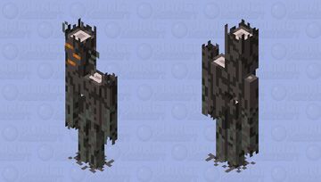 barebones/trailer style creaking Minecraft Mob Skin