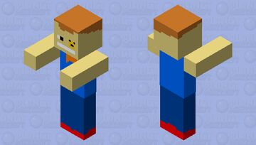 Funnel boy Zombie Minecraft Mob Skin