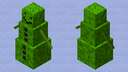 Green Snow Golem (MCPE) (2.0) Minecraft Mob Skin