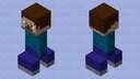 Steve Creeper Minecraft Mob Skin