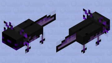 Ender Axolotl Minecraft Mob Skin