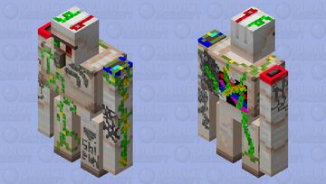 realistic iron golem Minecraft Mob Skin