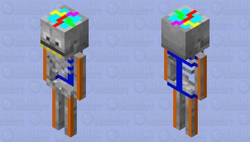 Skeleton Minecraft Mob Skin