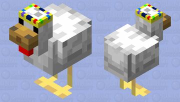 King cluckaloot Minecraft Mob Skin
