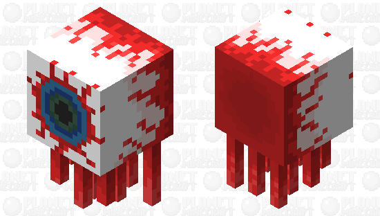 Eye Of Cuthulu Terreria (Ghast) Minecraft Skin