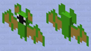 Shiny Zubat Minecraft Mob Skin