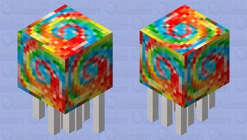 Lollipop Ghast Minecraft Mob Skin