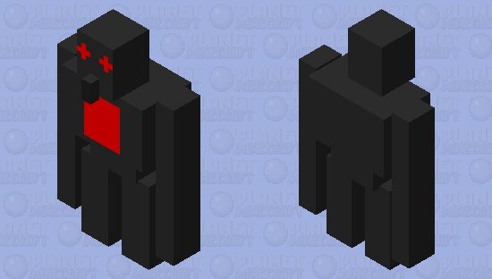 Blood red eyed golem