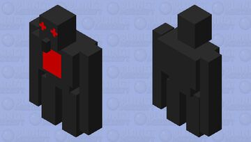 Blood red eyed golem Minecraft Mob Skin