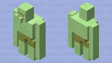 Ogre over Iron Golem. Minecraft Mob Skin