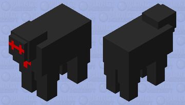 Red eyed sheep Minecraft Mob Skin