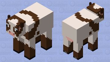 cute cow Minecraft Mob Skin