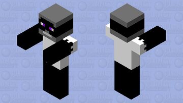 Ender Zombie Minecraft Mob Skin