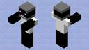Ender Zombie Minecraft Mob Skin