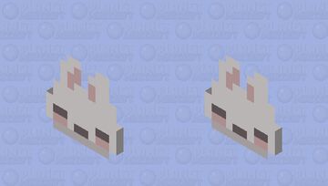 Sleeping bunny Minecraft Mob Skin