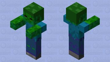 Zombie from A Minecraft Movie Minecraft Mob Skin