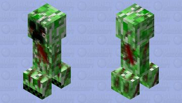 Horror Creeper Minecraft Mob Skin