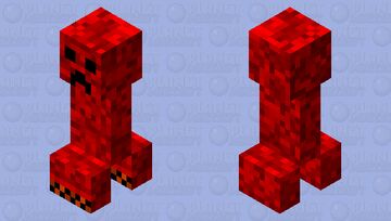 Blood creeper Minecraft Mob Skin