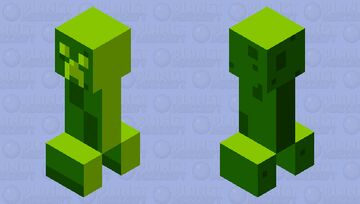 Creeper neon Minecraft Mob Skin