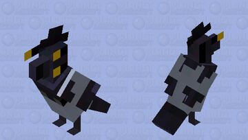Sussie Kpop Demon Hunters Red_Blue Parrot (Vanilla) Minecraft Mob Skin