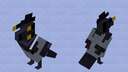 Sussie Kpop Demon Hunters Red_Blue Parrot (Vanilla) Minecraft Mob Skin