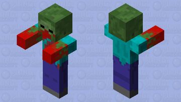 Bloody Zombie (Java) Minecraft Mob Skins | Planet Minecraft Community