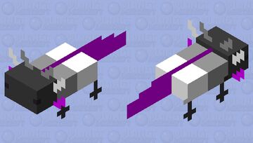 Asexulotl (Pride month) Minecraft Mob Skin