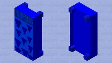 Gifted blue bed Minecraft Mob Skin