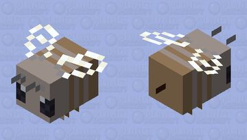 Exoskeleton-less bee Minecraft Mob Skin