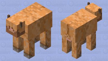 Highland Coo Minecraft Mob Skin